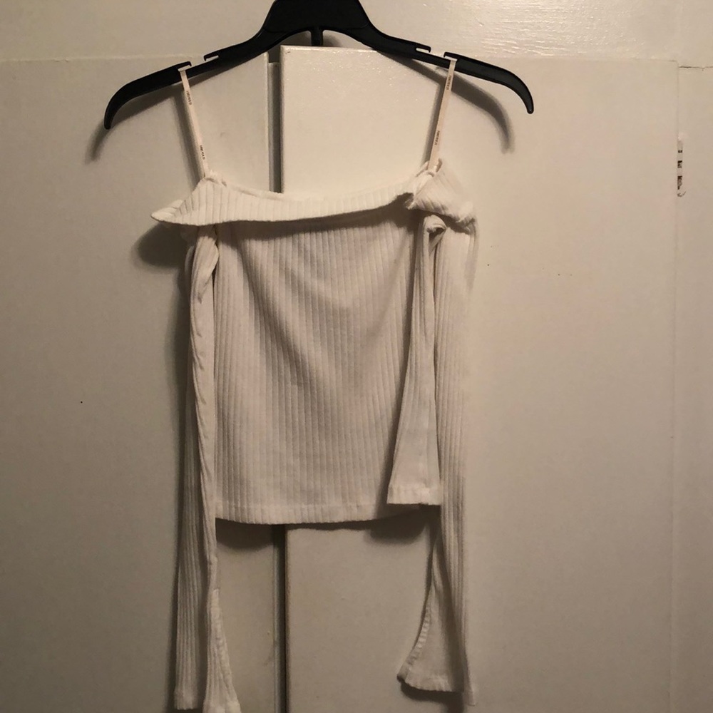 Off Shoulder White Forever21 Top